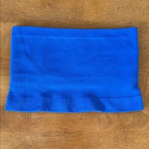 Aerie Blue Ribbed Crop Top